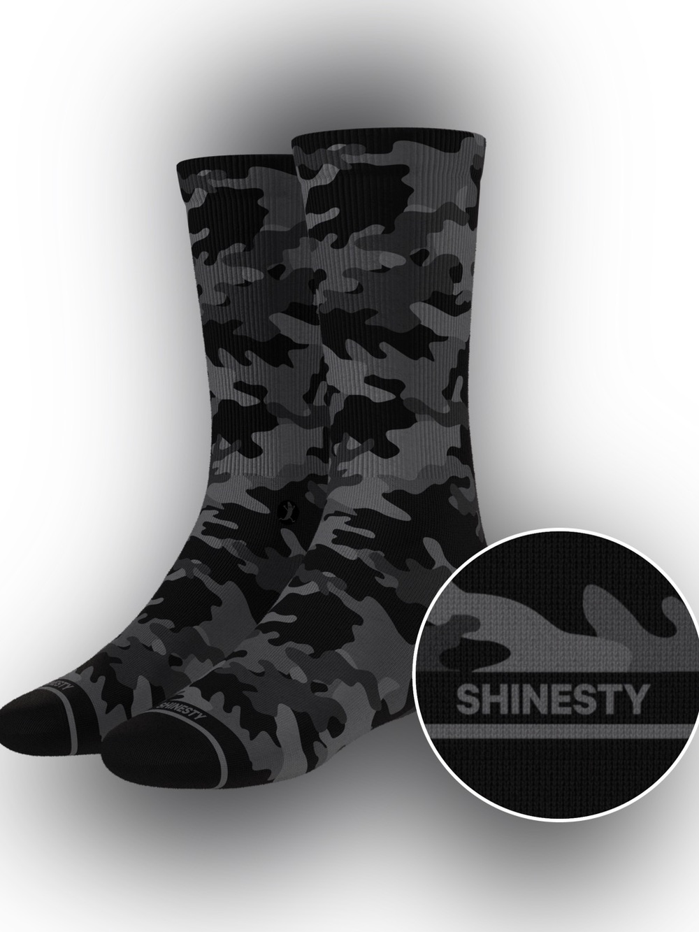 Shinesty The Darkside Super Soft Crew Sock NWT